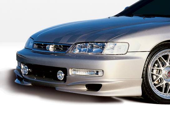 VIS Racing - Honda Accord VIS Racing W-Type Front Lip - Polyurethane - 890150