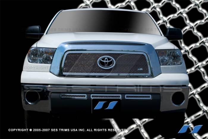 SES Trim - Toyota Tundra SES Trim Chrome Plated Stainless Steel Mesh Grille - MG170A-B