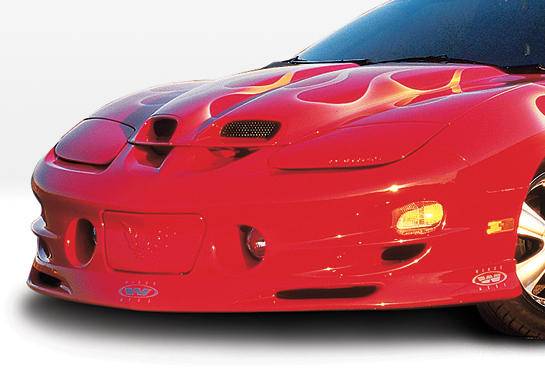 VIS Racing - Pontiac Trans Am VIS Racing W-Type Front Lip - Polyurethane - 890478