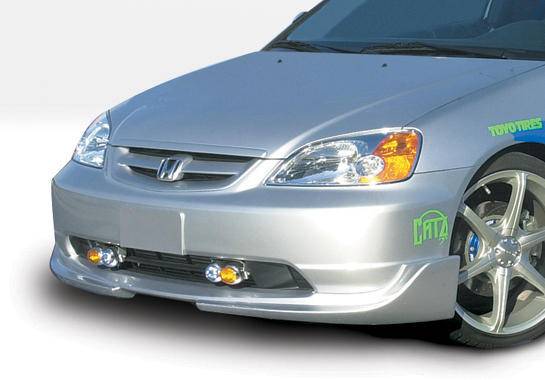VIS Racing - Honda Civic 2DR & 4DR VIS Racing G5 Series Front Lip - Polyurethane - 890516