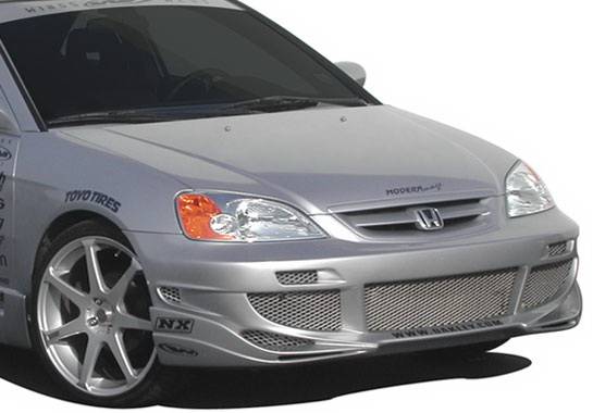 Wings West - Honda Civic 2DR & 4DR Wings West Avenger Front Bumper Cover - 890568