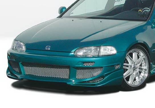Wings West - Civic 2DR & HB Wings West Avenger Front Bumper Cover - 890580