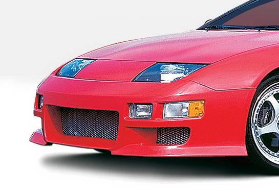 もりもりページ Nissan 300Z Wings West W-Type Front Bumper Cover - 890682