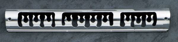 All Sales - All Sales Third Brake Light Cover - Flame Design - Polished - 54015P