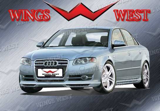 VIS Racing - Audi A4 VIS Racing VIP Front Lip - Polyurethane - 890932