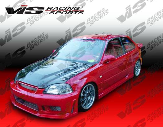 VIS Racing - Honda Civic 2DR & 4DR VIS Racing Tracer-2 Front Bumper - 01HDCVC2DTRA2-001