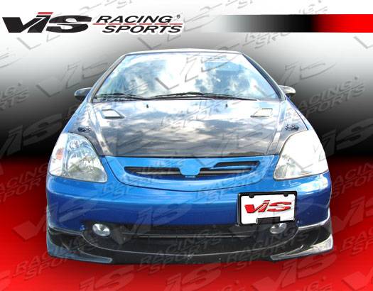 VIS Racing - Honda Civic HB VIS Racing Techno-R Carbon Fiber Front Lip - 02HDCVCHBTNR-011C