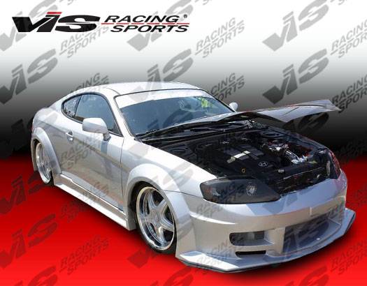 VIS Racing - Hyundai Tiburon VIS Racing GT Widebody Front Bumper - 03HYTIB2DGTWB-001