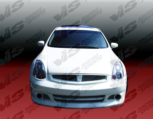 VIS Racing - Infiniti G35 2DR VIS Racing K Speed Front Bumper - 03ING352DKSP-001