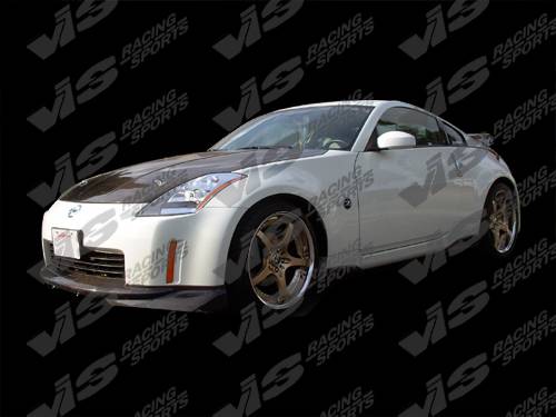 VIS Racing - Nissan 350Z VIS Racing Invader Type 1 Carbon Fiber Lip - 03NS3502DVSC-011C