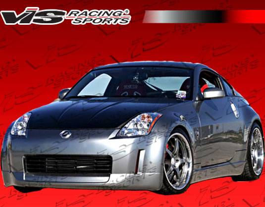 VIS Racing - Nissan 350Z VIS Racing Wings Front Lip - 03NS3502DWIN-011