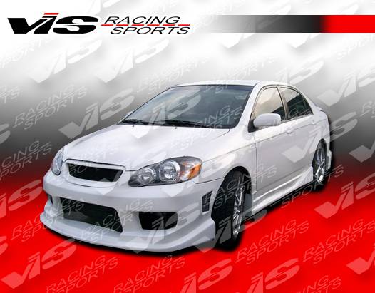 VIS Racing - Toyota Corolla VIS Racing Striker Front Bumper - 03TYCOR4DSTR-001
