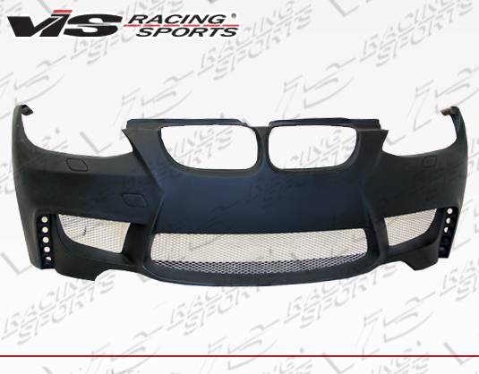 VIS Racing - BMW 3 Series 2DR VIS Racing 1M Style Front Bumper - 07BME922D1M-001