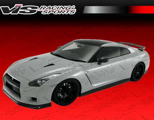 VIS Racing - Nissan Skyline VIS Racing Godzilla X Front Bumper - Dry Carbon Fiber - 09NSR352DGODX-001D