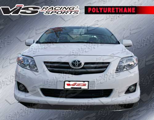 VIS Racing - Toyota Corolla VIS Racing Fuzion Front Lip - 09TYCOR4DFUZ-011P
