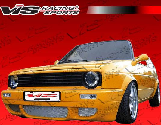 VIS Racing - Volkswagen Golf VIS Racing R Tech Front Bumper - 85VWGOF2DRTH-001