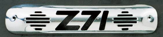 All Sales - All Sales Third Brake Light Cover - Z-71 Design - Polished - 94010P