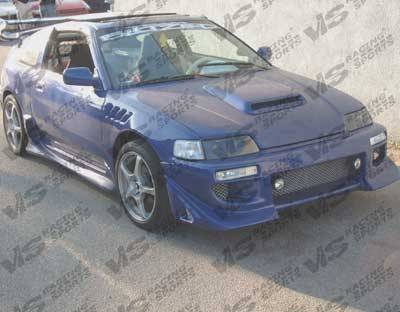 VIS Racing - Honda CRX VIS Racing Battle Z Front Bumper - Polyurethane - 88HDCRXHBBZ-001P