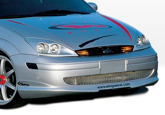 VIS Racing - Ford Focus Wagon VIS Racing W-Type Front Lip - Polyurethane - 890482-2