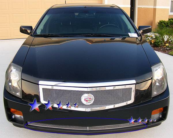 APS - Cadillac CTS APS Wire Mesh Grille - Bumper - Stainless Steel - A75378T