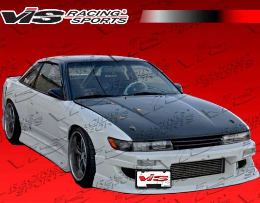 VIS Racing - Nissan S13 VIS Racing Werk 9 Front Bumper - 89NSS132DWK9-001