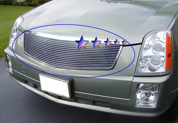 APS - Cadillac SRX APS Billet Grille - Upper - Aluminum - A85361A