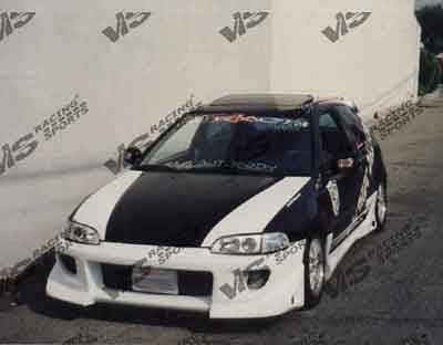 VIS Racing - Honda Civic 2DR & HB VIS Racing Battle Z Front Bumper - 92HDCVC2DBZ-001