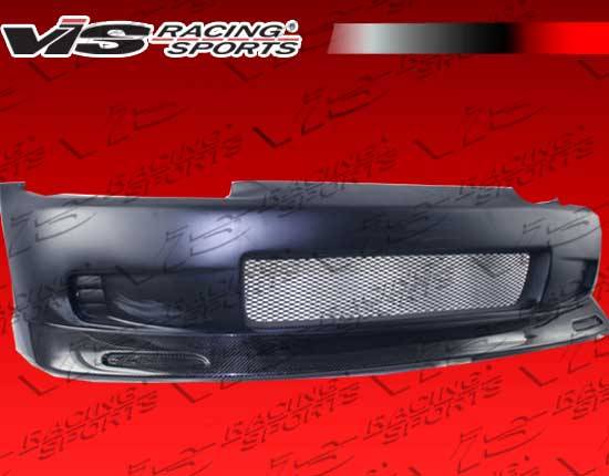 VIS Racing - Honda Civic 2DR & Hatchback VIS Racing Crow Front Bumper with Built In Carbon Lip - 92HDCVC2DCRO-001CC