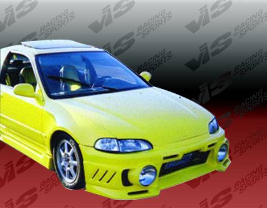 VIS Racing - Honda Civic 2DR & HB VIS Racing EVO-3 Front Bumper - 92HDCVC2DEVO3-001