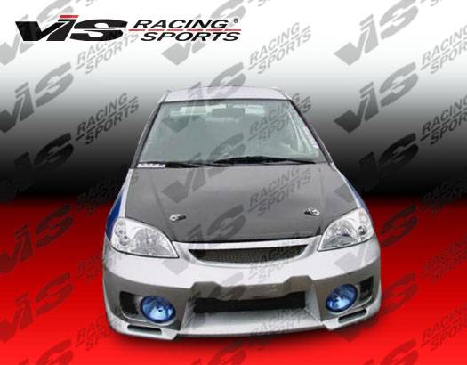 VIS Racing - Honda Civic 2DR & HB VIS Racing EVO-5 Front Bumper - 92HDCVC2DEVO5-001