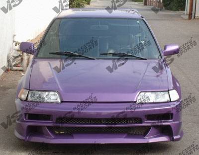 VIS Racing - Honda Civic 2DR & Hatchback VIS Racing Xtreme Front Bumper - Polyurethane - 92HDCVC2DEX-001P