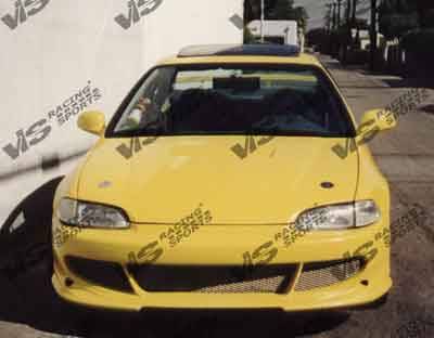VIS Racing - Honda Civic 2DR VIS Racing Fuzion Front Bumper - 92HDCVC2DFUZ-001