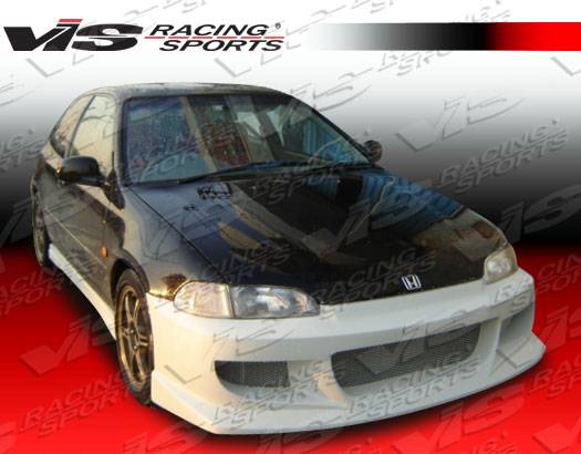 VIS Racing - Honda Civic 2DR & HB VIS Racing J Speed Front Bumper - 92HDCVC2DJSP-001
