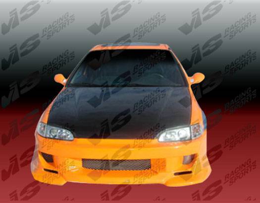 VIS Racing - Honda Civic 2DR & HB VIS Racing Strada F1 Front Bumper - 92HDCVC2DSF1-001
