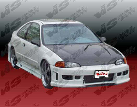 VIS Racing - Honda Civic 2DR & Hatchback VIS Racing Z1 Front Bumper - Polyurethane - 92HDCVC2DZ1-001P