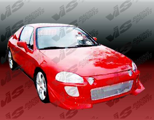 Honda Del Sol VIS Racing Battle Z Front Bumper - 93HDDEL2DBZ-001