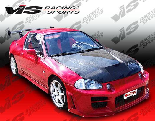 VIS Racing - Honda Del Sol VIS Racing Octane Front Bumper - 93HDDEL2DOCT-001