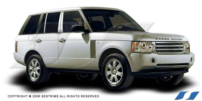 SES Trim - Land Rover Range Rover SES Trim Pillar Post - 304 Mirror Shine Stainless Steel - 6PC - P164
