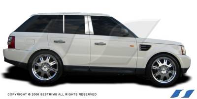 SES Trim - Land Rover Range Rover SES Trim Pillar Post - 304 Mirror Shine Stainless Steel - 6PC - P165