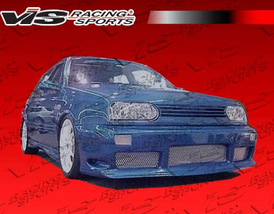 Volkswagen Golf VIS Racing Kombat Front Bumper - 93VWGOF2DKOM-001