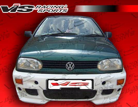 VIS Racing - Volkswagen Golf VIS Racing R Tech Front Bumper - 93VWGOF2DRTH-001