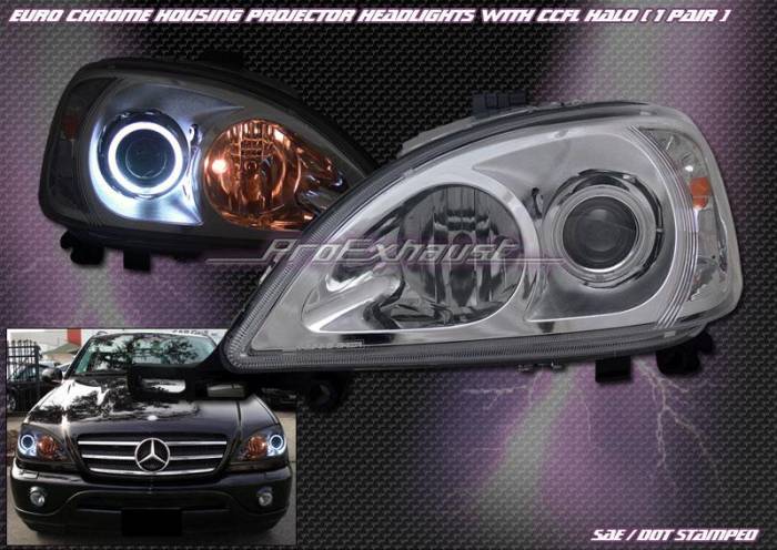 CCFL - Chrome Headlights Halo CCFL