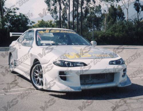 VIS Racing - Acura Integra 2DR VIS Racing S15 Conversion Battle Z Front Bumper - 94ACINTS15BZ-098