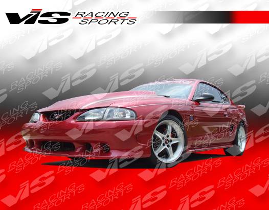 VIS Racing - Ford Mustang VIS Racing Stalker Front Bumper - Urethane - 94FDMUS2DSTK-001P