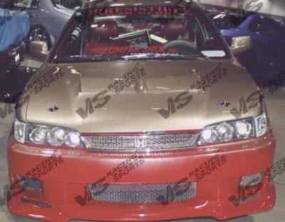 VIS Racing - Honda Accord 2DR VIS Racing Strada F2 Front Bumper - 94HDACC2DSF2-001