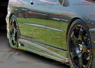AIT Racing - Acura Integra 4DR AIT Racing BMX Style Side Skirts - AI94HIBMXSS4