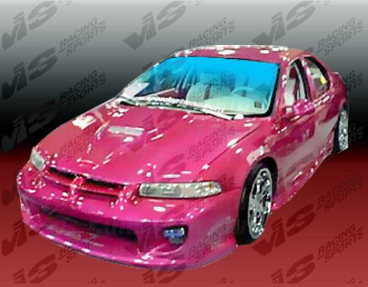 VIS Racing - Dodge Stratus 4DR VIS Racing Kombat Front Bumper - 95DGSTR4DKOM-001