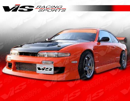 VIS Racing - Nissan 240SX VIS Racing V Spec-4 Front Bumper - 95NS2402DVSC4-001