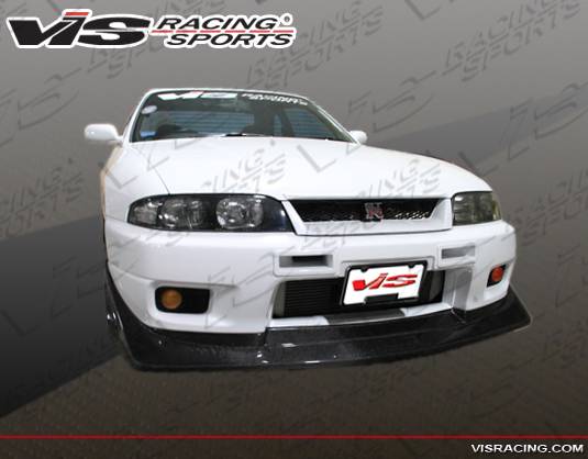 VIS Racing - Nissan Skyline VIS Racing V-Speed Carbon Fiber Lip - 95NSR33GTRVSP-011C