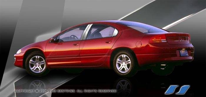 SES Trim - Dodge Intrepid SES Trim Pillar Post - 304 Mirror Shine Stainless Steel - 6PC - P231